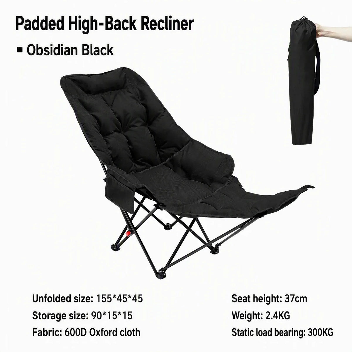 🏆 LIMITED-TIME 50% OFF!🔥50K+ SOLD!🪑 Portable, adjustable folding chair for outdoor use – Lightweight, sturdy & versatile 🏕️✨