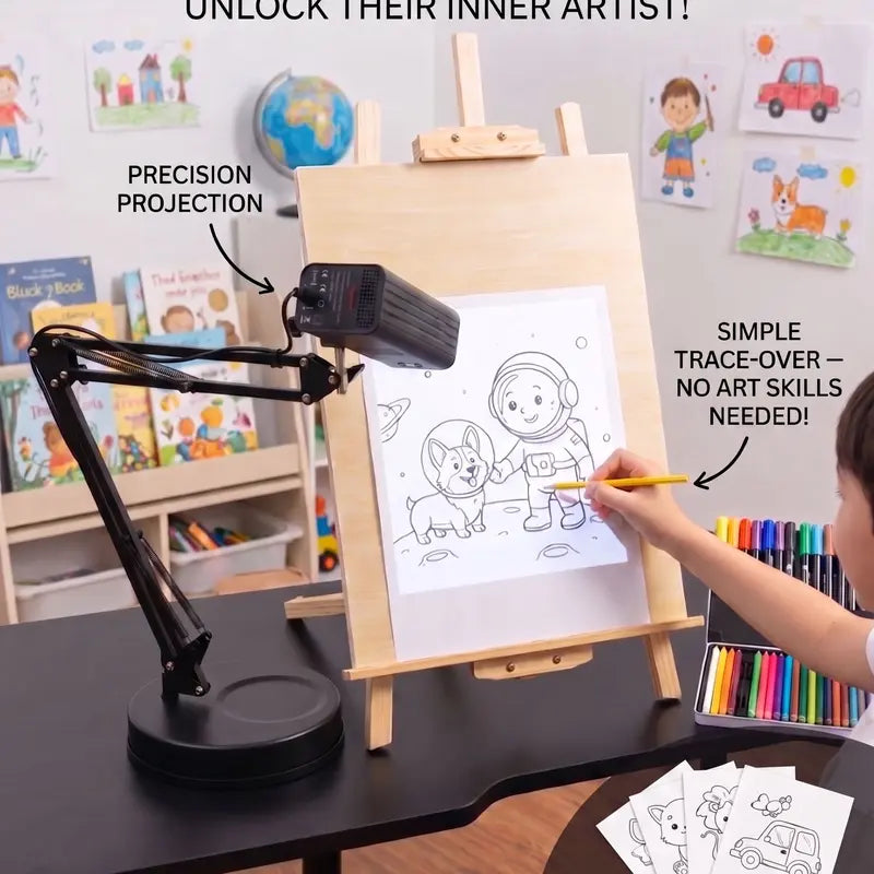 Art Tracing Projector with Flexible Arm