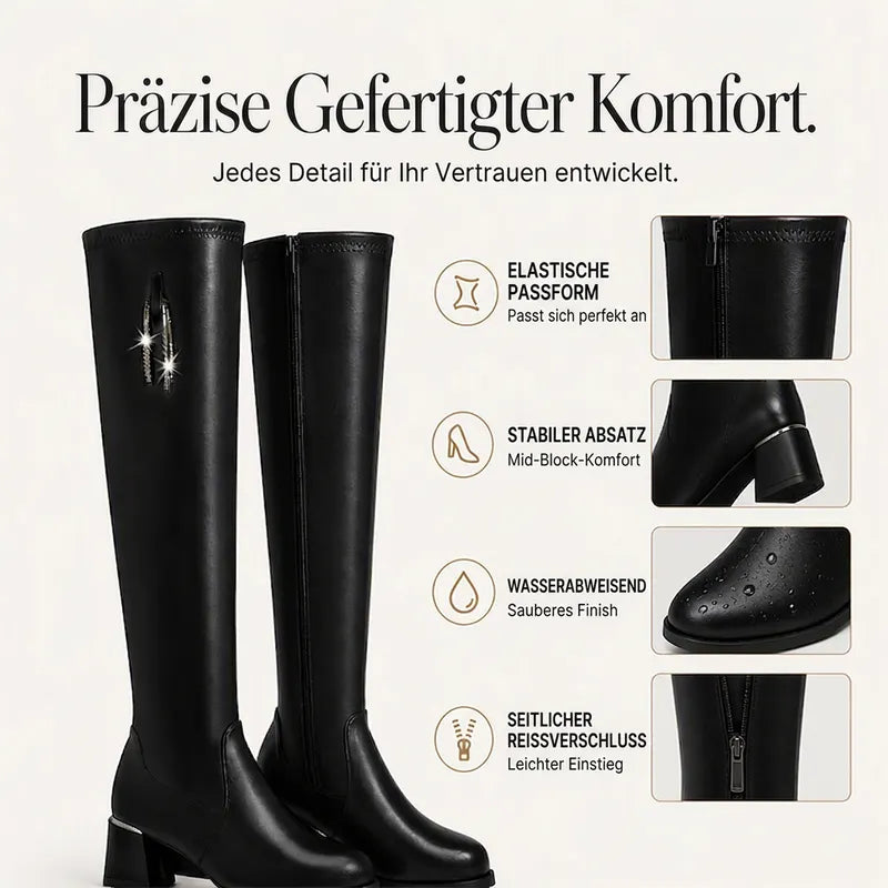 👢 Hochwertige Damen-Overknee-Stiefel im modernen Design – Angenehmes Tragegefühl, moderne Passform und durchdachte Details