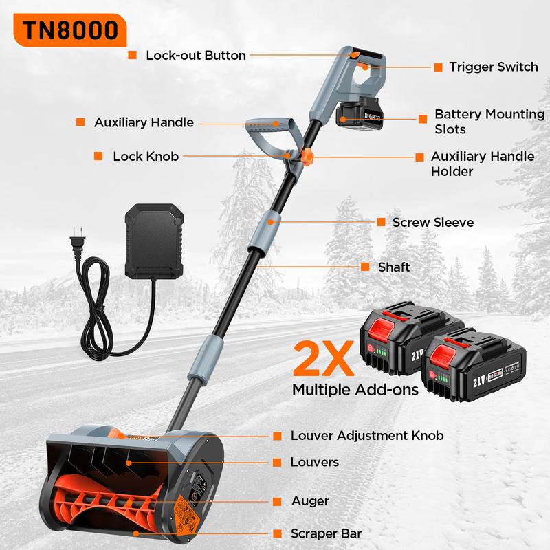 ❄️ 50% OFF Cordless Snow Blower — Get Ready for Winter!
