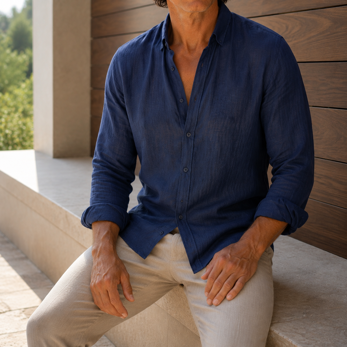 Anderson Cotton-Linen Shirt