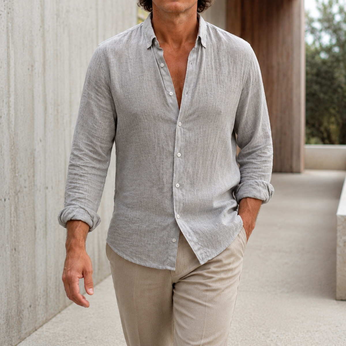 Anderson Cotton-Linen Shirt