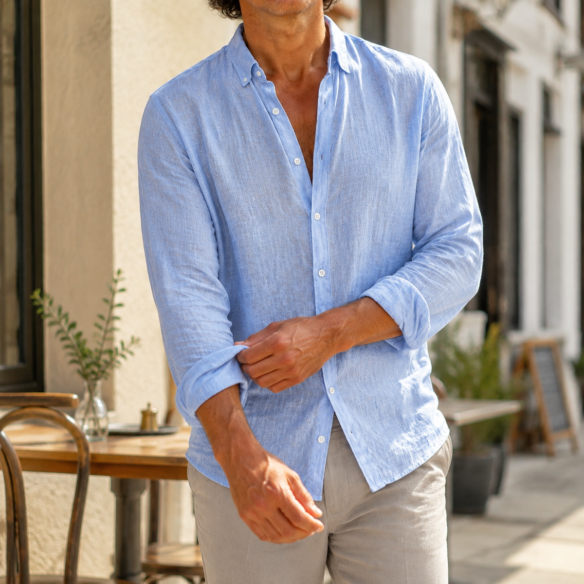 Anderson Cotton-Linen Shirt